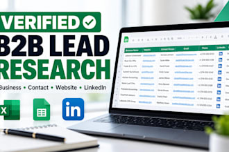 build a verified b2b lead list and business contact database