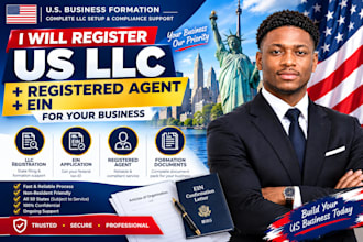 register US llc, ein number and registered agent for your business