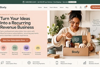 create subscription box website, woocommerce subscriptions and recurring payment