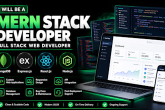 be a mern stack developer, full stack web developer