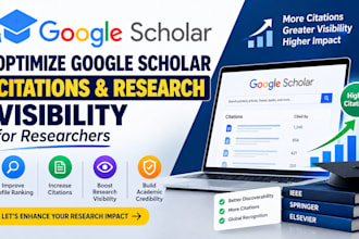 optimize google schoolar citation and research visibility for rresearchers