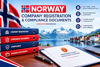 prepare your norway company registration and compliance documents