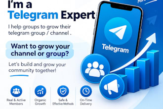 promote our telegram group or channel