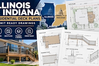 draft illinois indiana residential deck plans