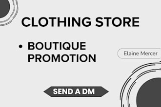 do boutique promotion, clothing fashion store promotion