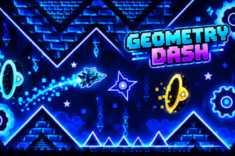 create a custom geometry dash level with unique gameplay