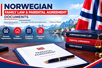prepare your norwegian family law and parental agreement documents