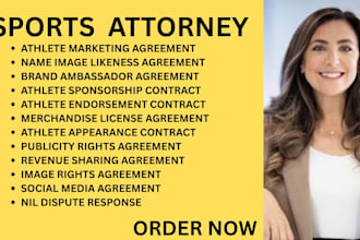 be your ny, ca, florida, georgia sports lawyer for nil and athlete agreements
