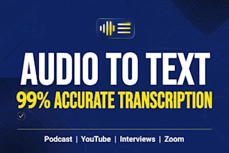 transcribe audio and video to text accurately
