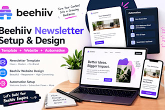 setup beehiiv newsletter template beehive website design beehiiv automation