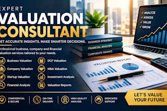 provide business valuation, financial modeling and investment analysis