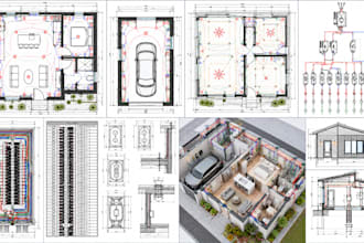 design residential electrical adu construction drawings in texas