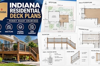 draft illinois indiana residential deck plans