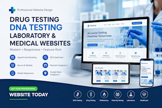 build drug testing dna testing laboratory medical supply website