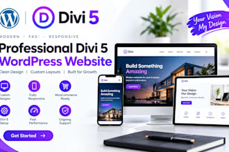 build divi 5 website, divi 5 developer, divi wordpress website