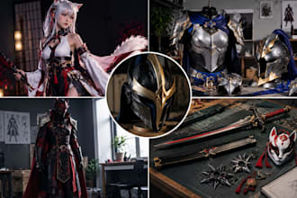 create custom anime cosplay costumes armor props and accessories