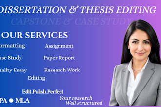 do capstone and case study writing, research and editing