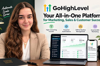 build gohighlevel ghl website, sales funnel, CRM and automation