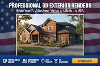 create stunning 3d exterior renders for your architectural projects