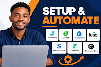 setup jobnimbus jobber housecall pro leap service fusion zenmaid companycam
