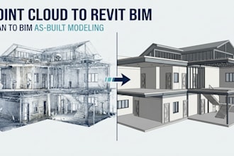 convert point cloud to revit bim model and scan to bim and revit