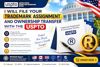 file your trademark assignment and ownership transfer with the uspto