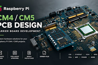 design cm4 cm5 raspberry pi pcb and carrier board development
