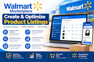 manage and optimize your walmart product listings