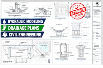 civil  engineer permit  stormwater drainage hydraulics hydrology flood  analysis
