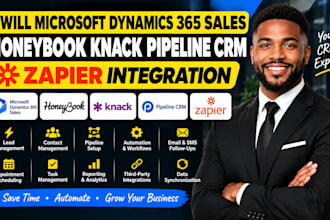 microsoft dynamics 365 sales honeybook knack pipeline CRM zapier integration
