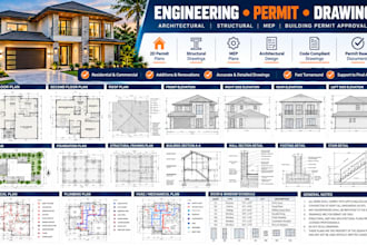 provide florida structural engineering, permit drawings and florida review stamp