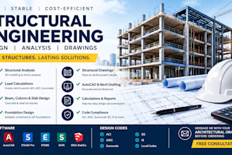 be your building structural design, civil and structural engineer for concrete