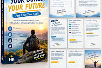design modern self improvement ebook about  goals