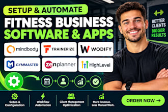 setup mindbody trainerize wodify gymmaster zen planner fitness ghl automation