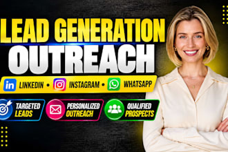 do linkedin instagram whatsapp lead generation outreach