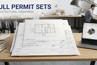 create full architectural permit sets and construction drawings