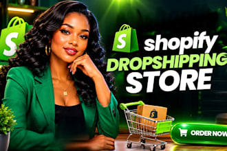 build shopify dropshipping store, shopify website for your business