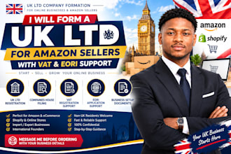 form a UK ltd for amazon sellers with vat and eori support
