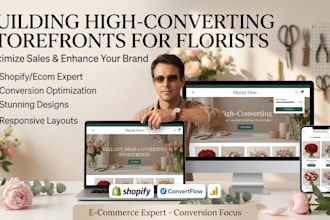 build a high converting flower delivery website or local florist SEO