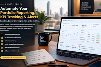 automate private equity portfolio reporting, KPI tracking and alerts ebitda arr