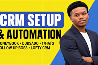 setup honeybook dubsado 17hats follow up boss lofty CRM for your business fast