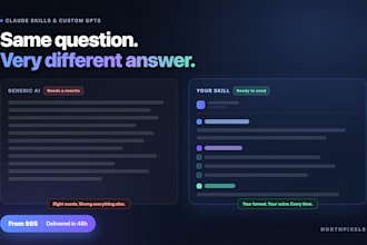 build custom claude skills and custom gpt for your business