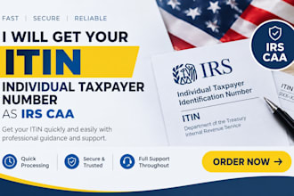 get your itin individual taxpayer number as irs caa