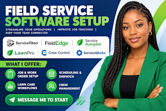 setup servicetitan fieldedge service autopilot lawnpro crew 800 com serviceworks