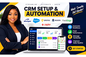 wise agent salesforce spotio roofr CRM fieldedge automation zapier integration