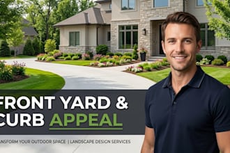 design front yard landscape and boost curb appeal