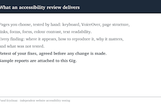 test your website accessibility with a screen reader and keyboard