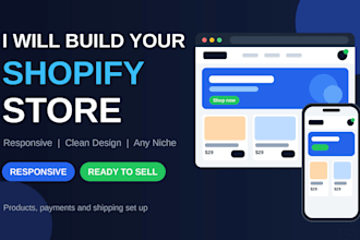 build a responsive shopify store with a clean design