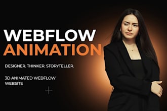 create webflow website gsap animations and interactions for creative agencies