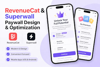 design and optimize revenuecat and superwall subscription paywalls